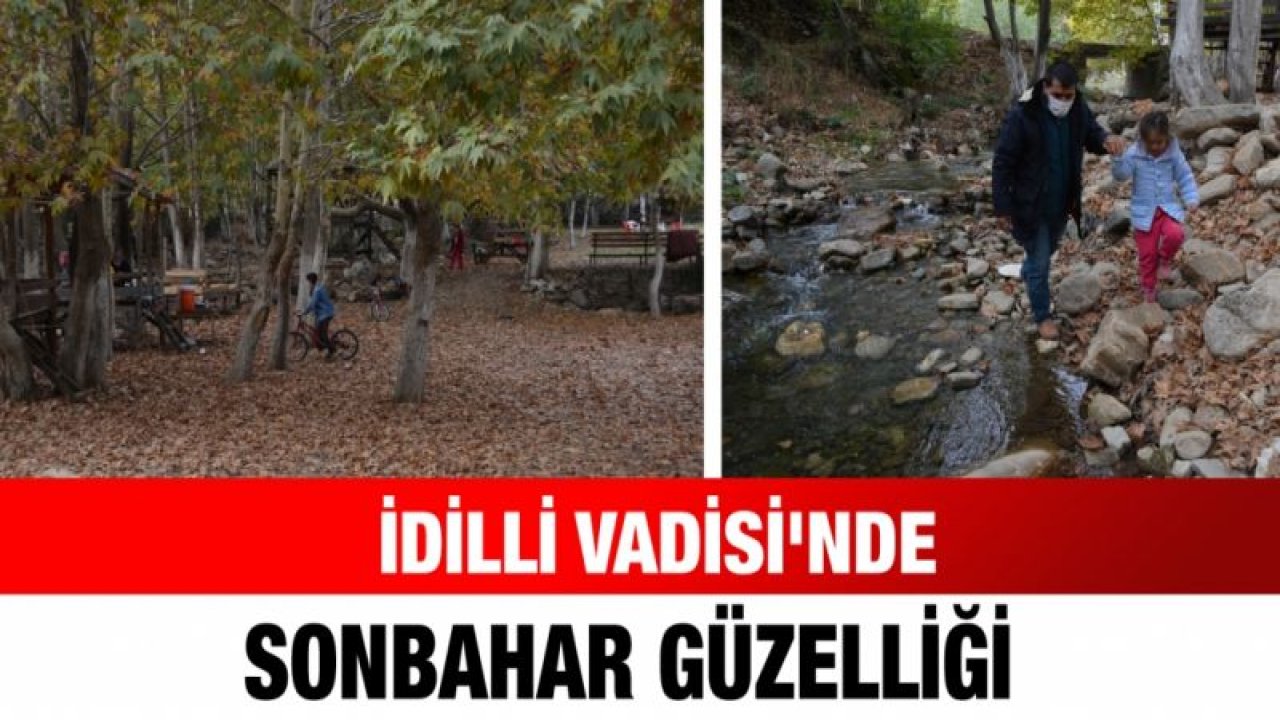 İdilli Vadisi'nde sonbahar güzelliği