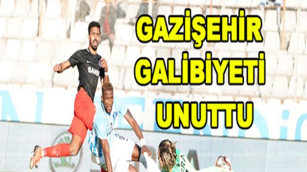 GAZİŞEHİR galibiyeti unuttu!