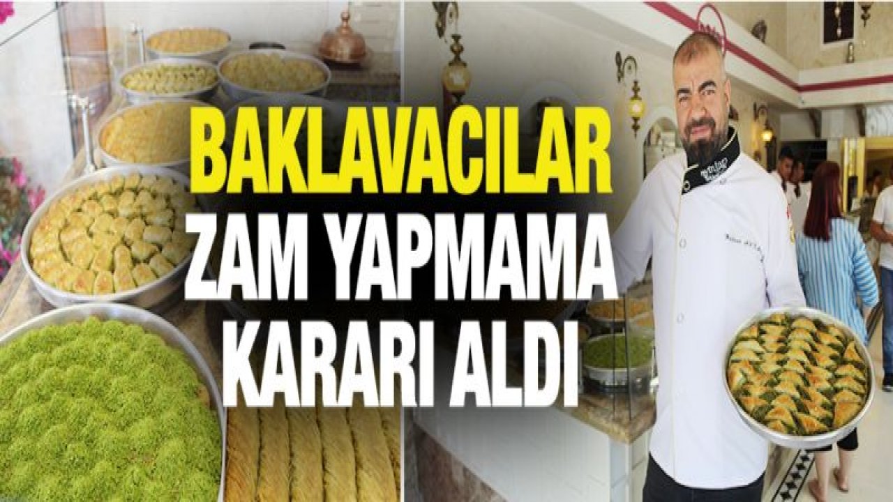 Fıstık fiyatları arttı, baklava fiyatları değişmedi