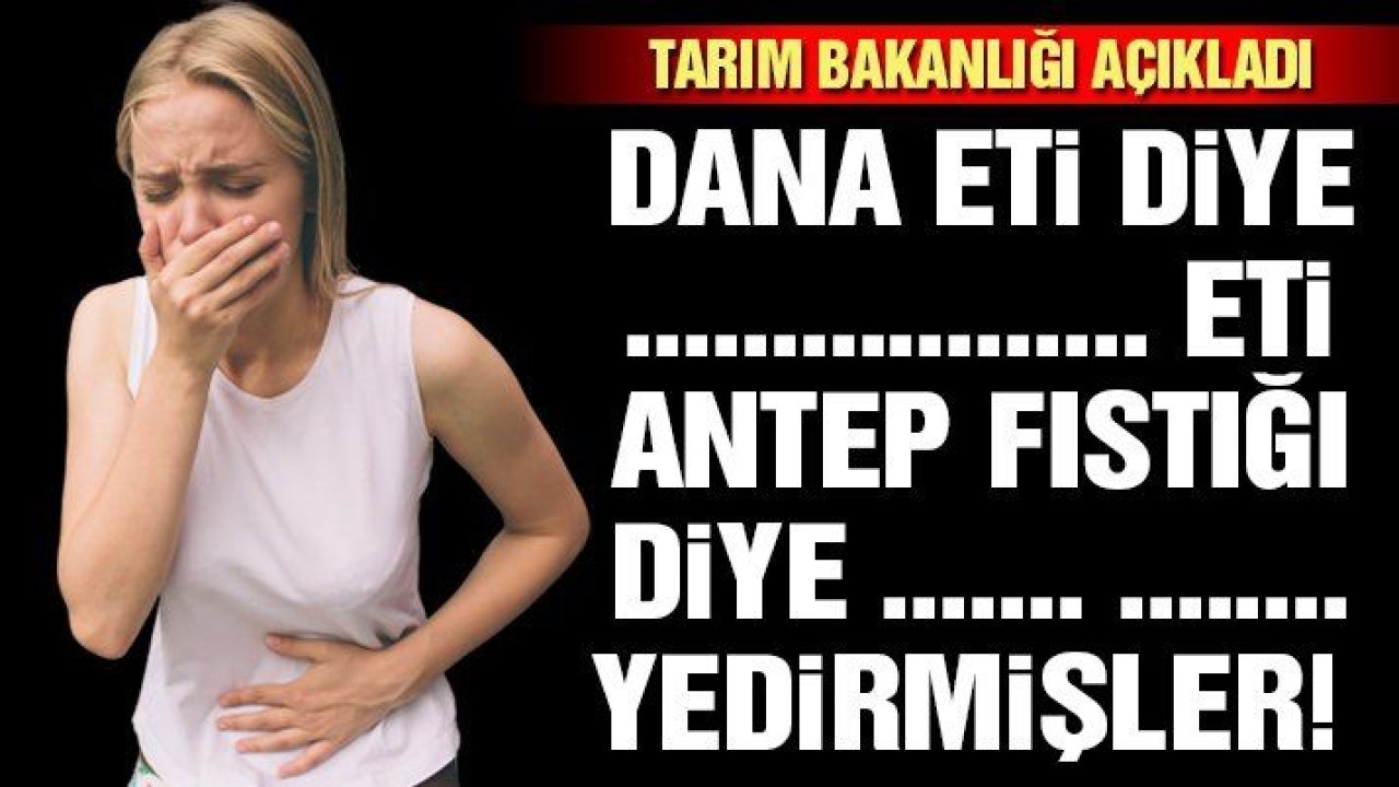 Gıda sahtekarları açıklandı! Dana diye domuz, Antep fıstığı diye yer fıstığı satmışlar