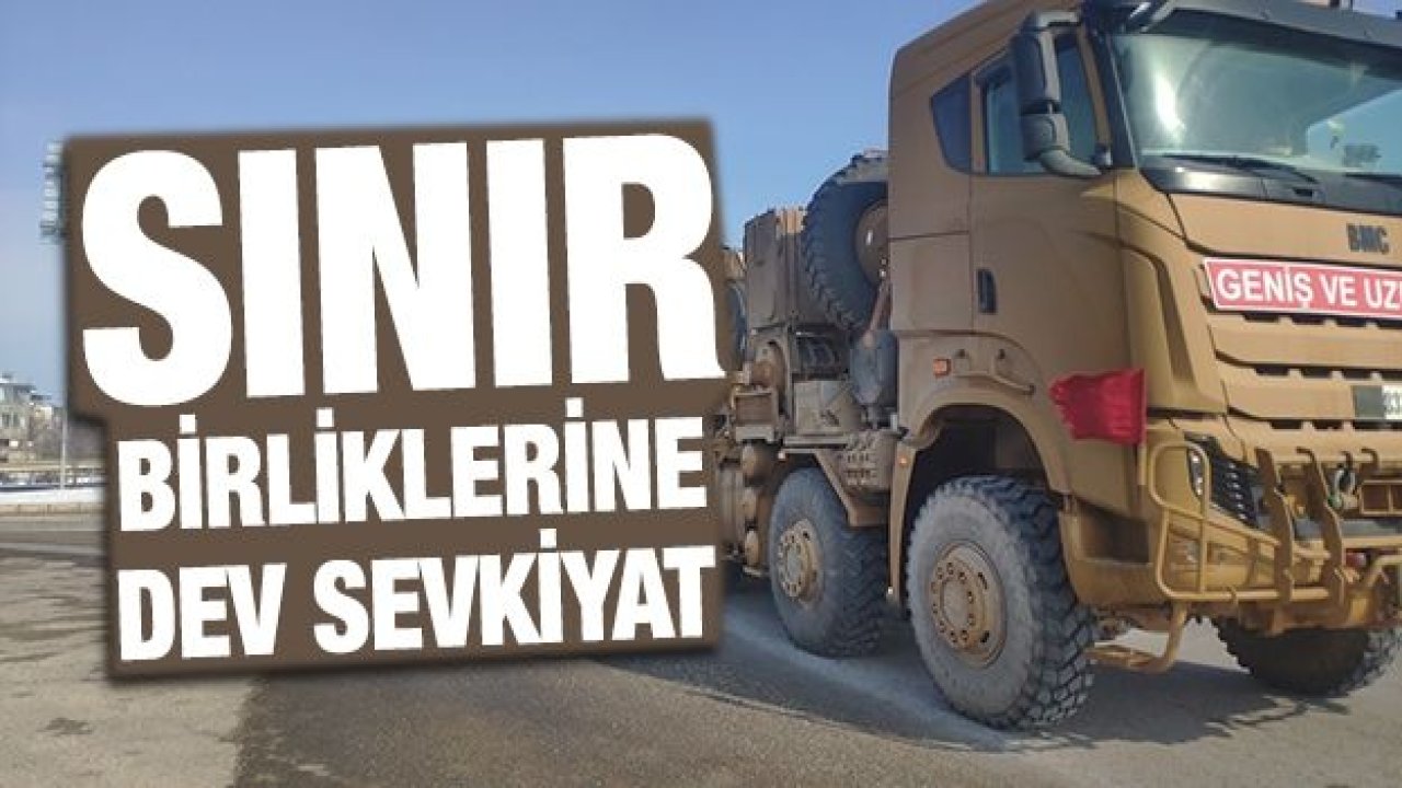 Sınır birliklerine tank sevkıyatı