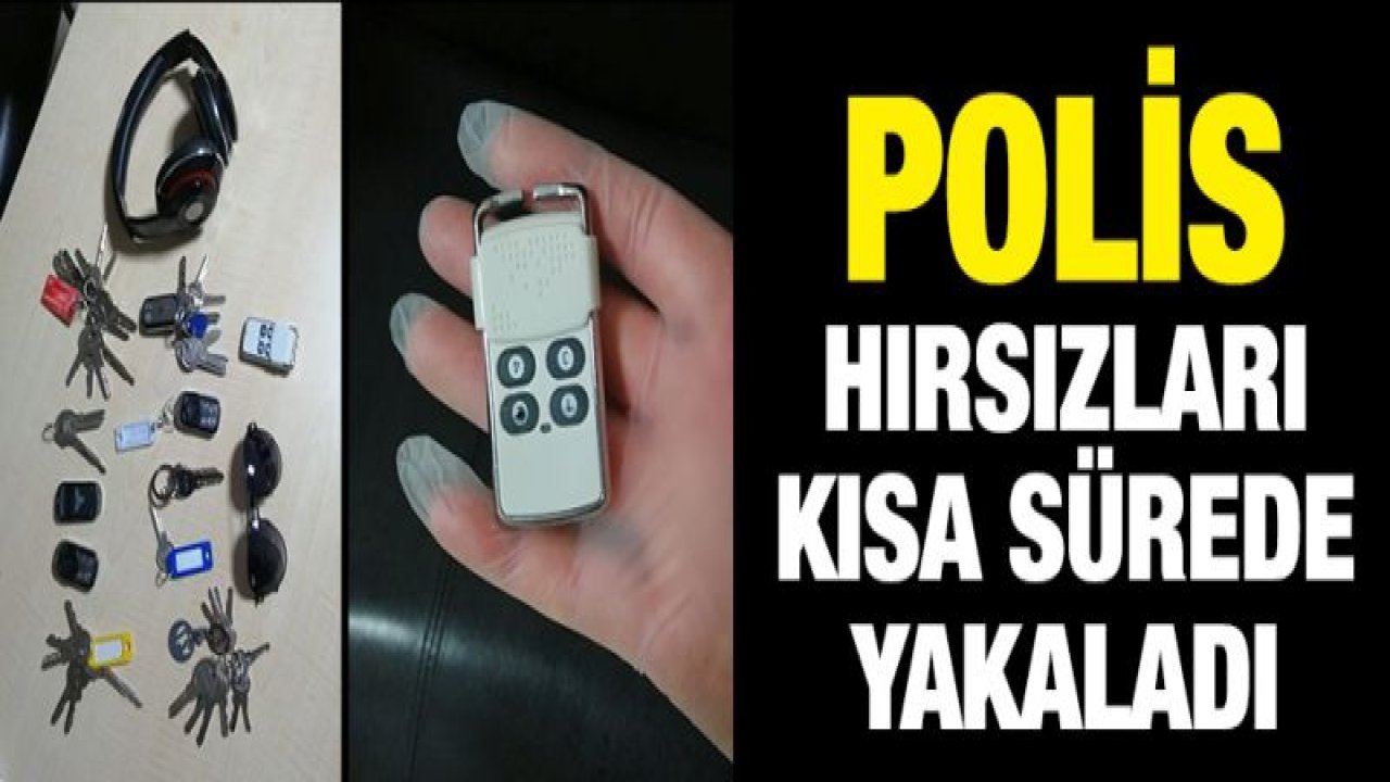 OTODAN HIRSIZLIK YAPAN ŞAHIS KISA SÜREDE YAKALANDI