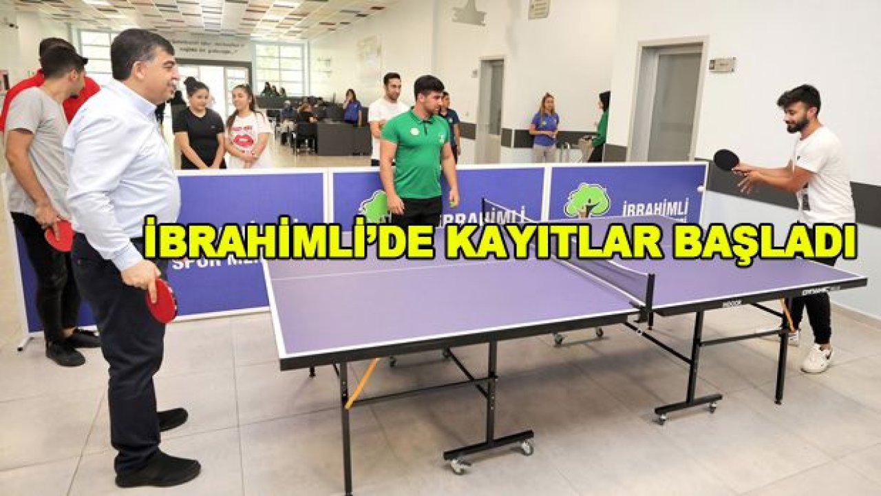 İbrahimli Spor Merkezi'nde yeni kayıtlar başladı