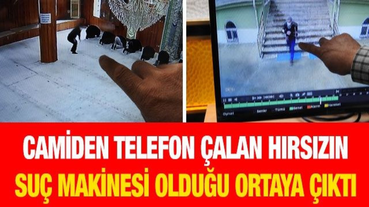 Camiden telefon çalan hırsızın suç makinesi olduğu ortaya çıktı