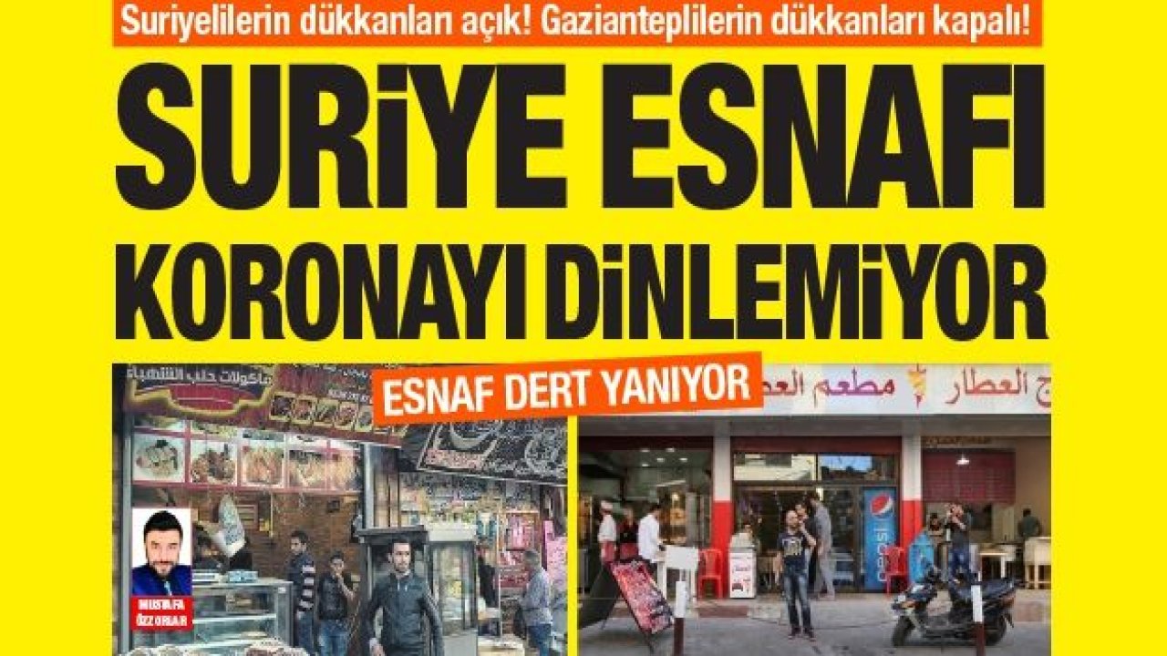 Suriye esnafı Koronayı dinlemiyor