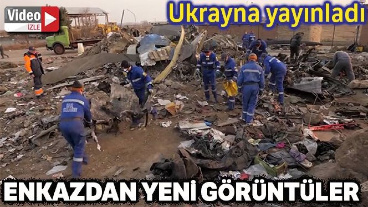 Ukrayna, uçak enkazına ait yeni görüntüler yayınladı