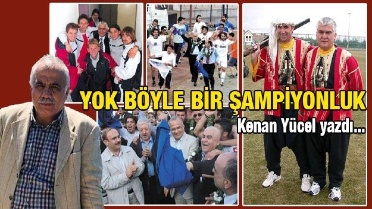 Yok böyle şampiyonluk..!