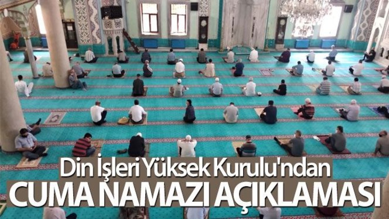 Din İşleri Yüksek Kurulu'ndan, cuma namazına ilişkin açıklama