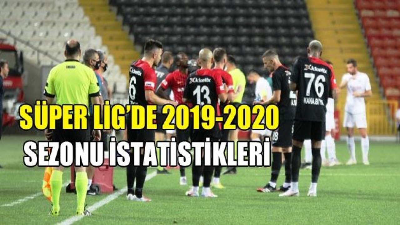 Süper Lig’de sezonun istatistikleri