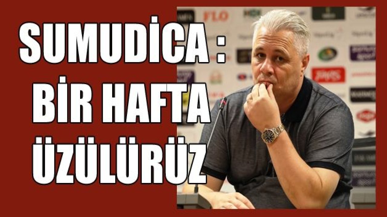 Marius Sumudica: "Bir hafta boyunca bu beraberliğin acısını çekeceğiz"