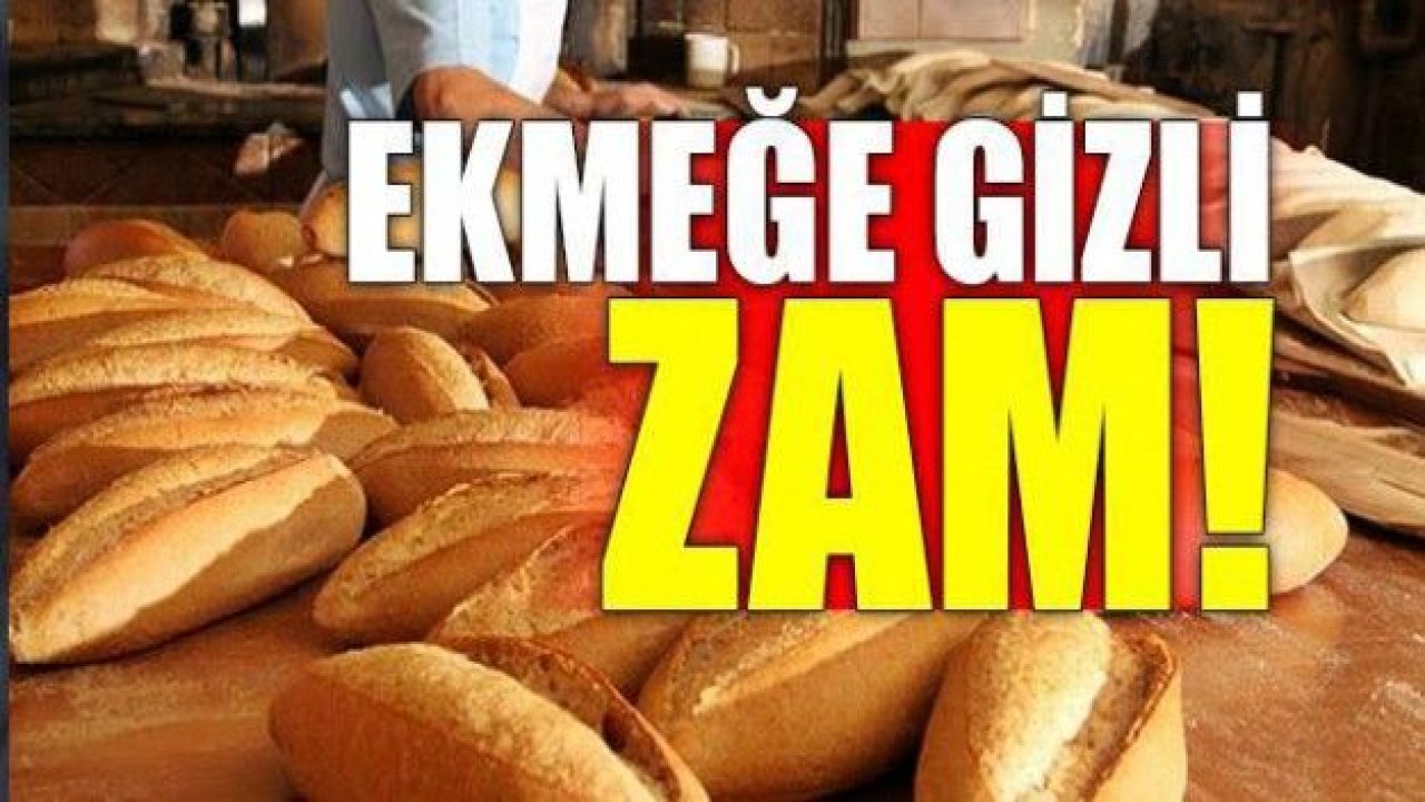 Gaziantep için şok haber! Ekmeğe gizli zam geldi!