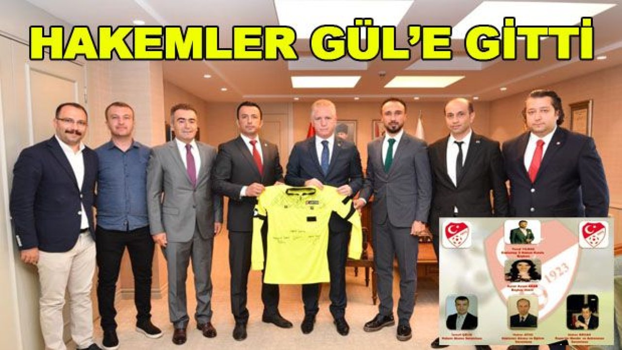 İl Hakem Kurulu üyeleri Vali Gül'ü ziyaret etti