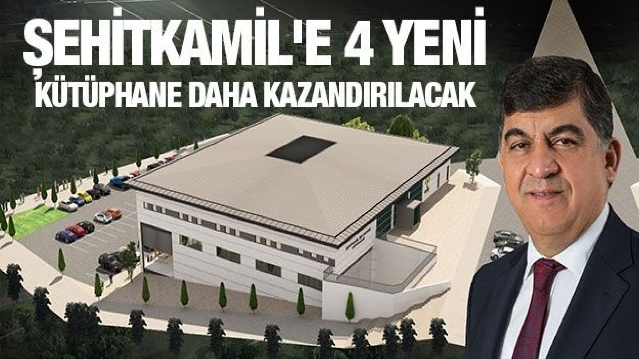 Şehitkamil'e 4 Yeni Kütüphane Daha Kazandırılacak