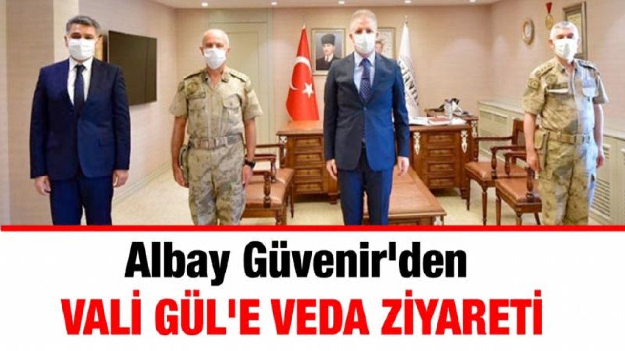 Albay Güvenir'den Vali Gül'e veda ziyareti