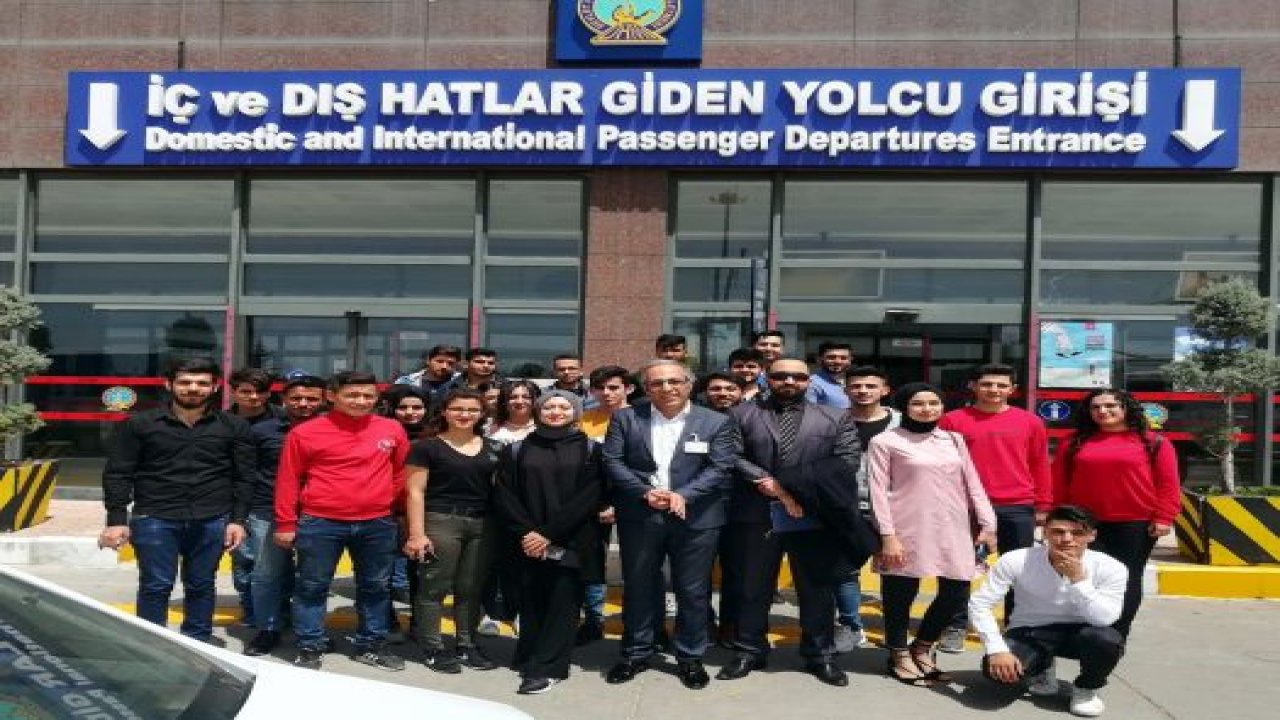 OĞUZELİ MYO ÖĞRENCİLERİ GAZİANTEP HAVALİMANINA TEKNİK GEZİ DÜZENLEDİ