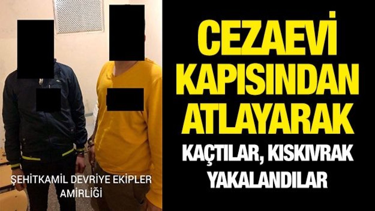 Cezaevi firarisi polisten kaçamadı