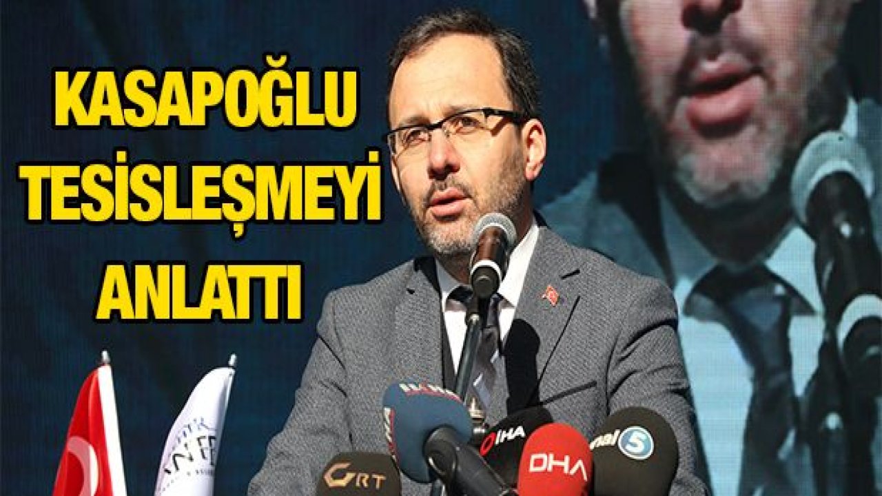 Kasapoğlu: "Türkiye sportif tesisleşmede devrim yaptı"