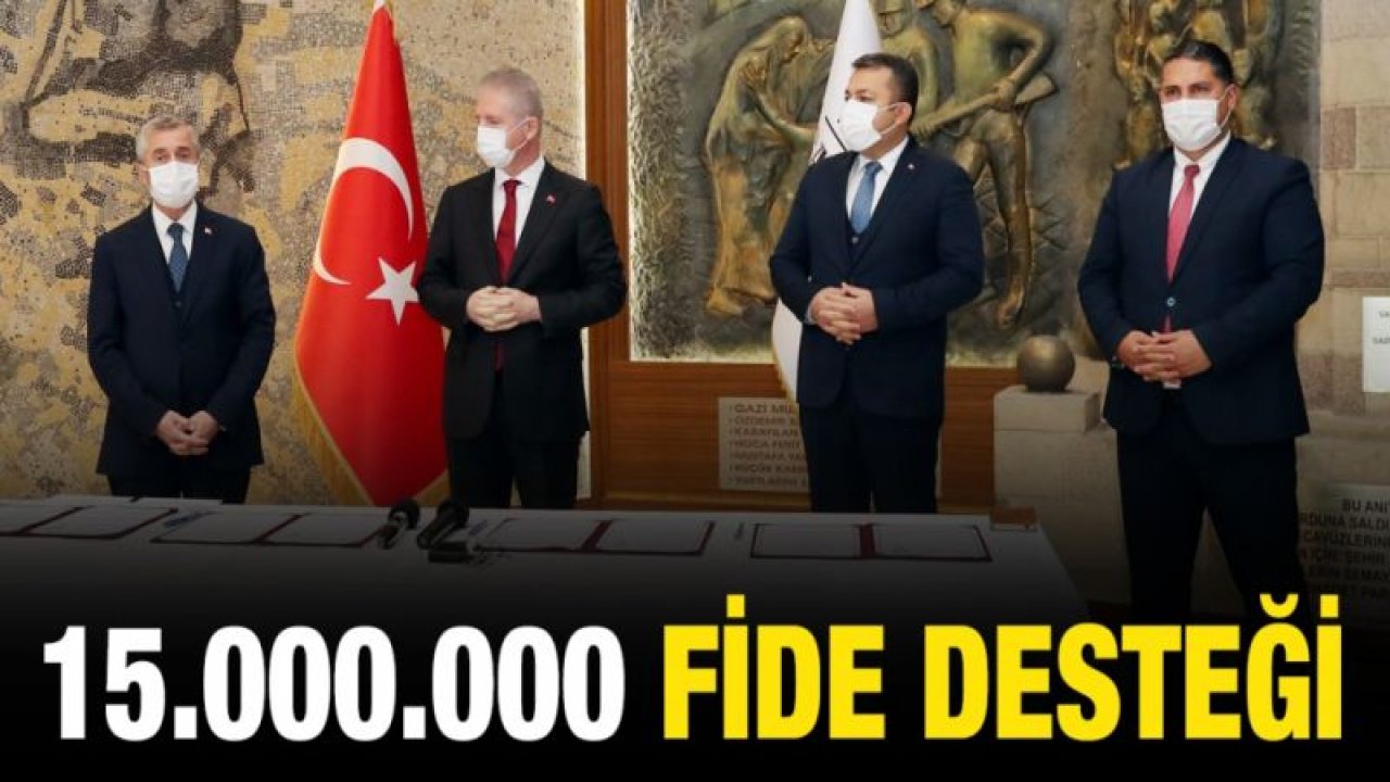 ŞAHİNBEY BELEDİYESİ’NDEN ÇİFTÇİYE 15.000.000 FİDE DESTEĞİ