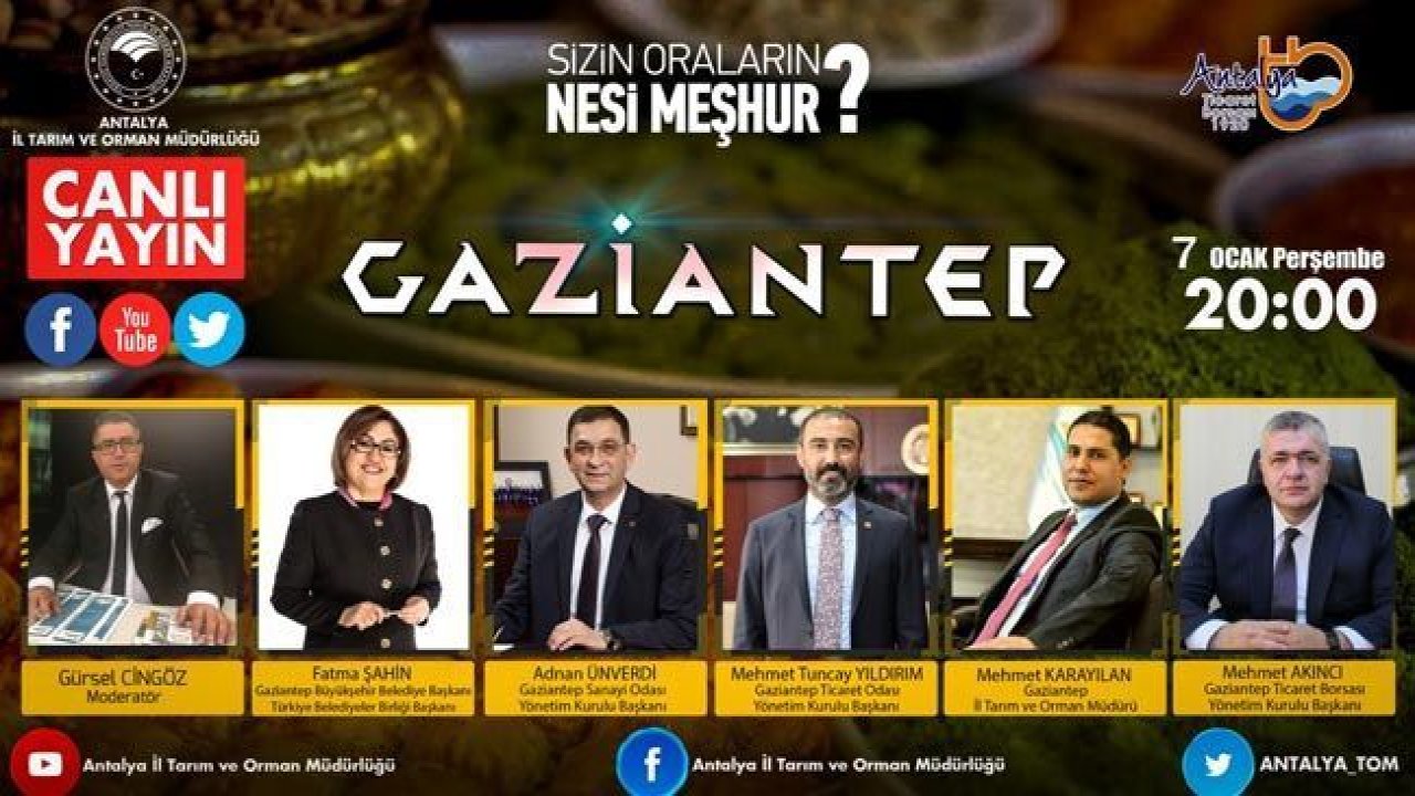 Sizin Oraların Nesi Meşhur programı Antep'te