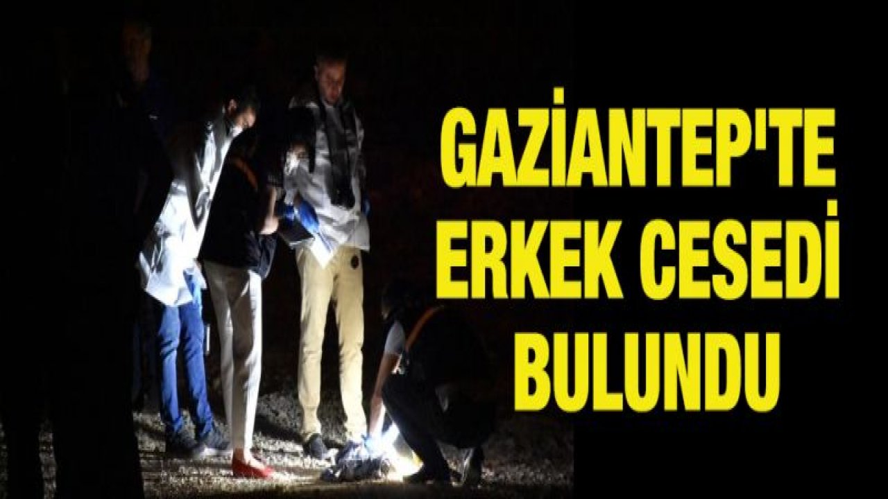 Gaziantep'te erkek cesedi bulundu