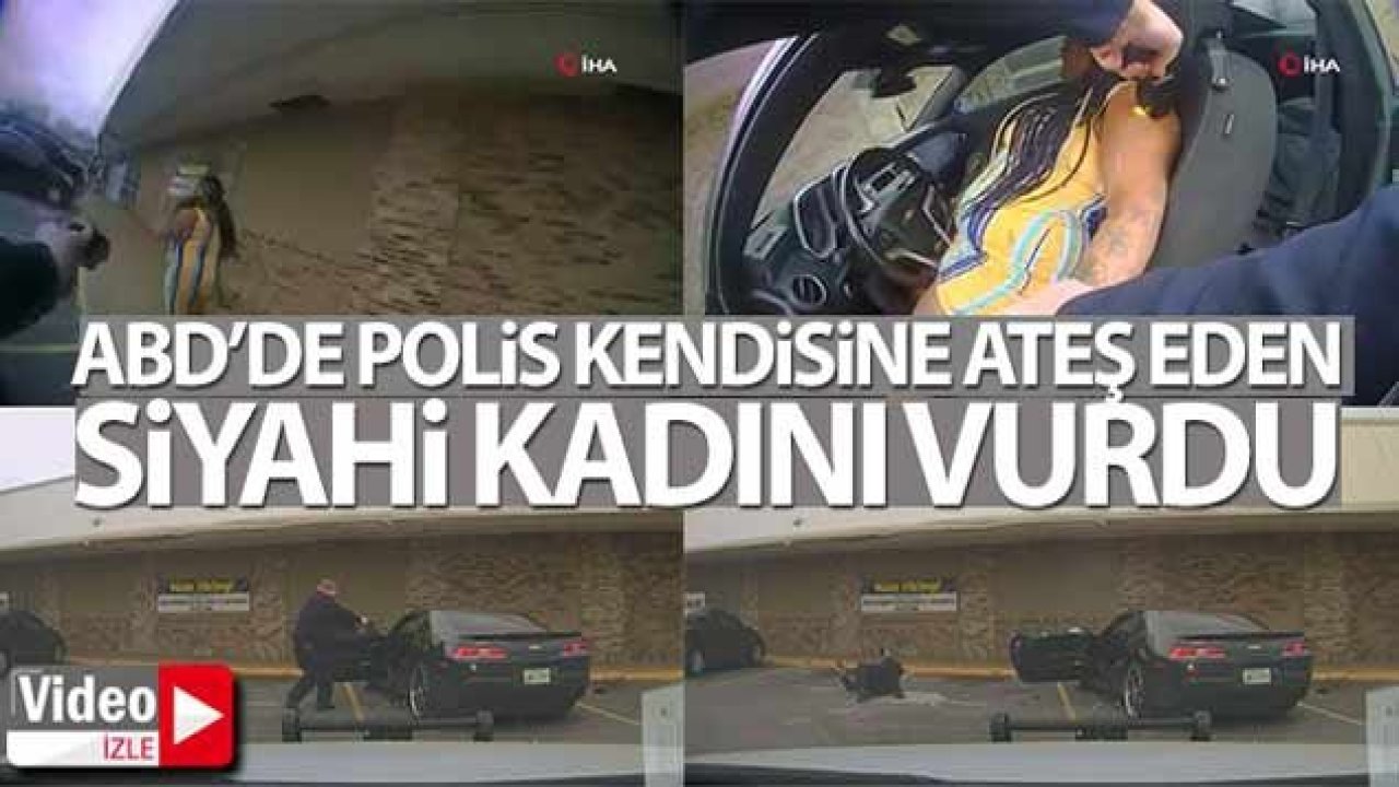 Video İzle...ABD’de polis, kendisine ateş eden siyahi kadını vurdu...Polisin ve kadının vurulma anı kamerada