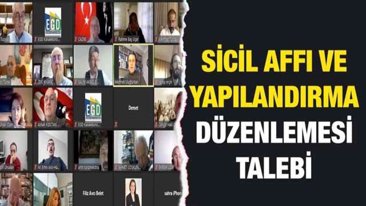 Sicil affı ve yapılandırma düzenlemesi talebi