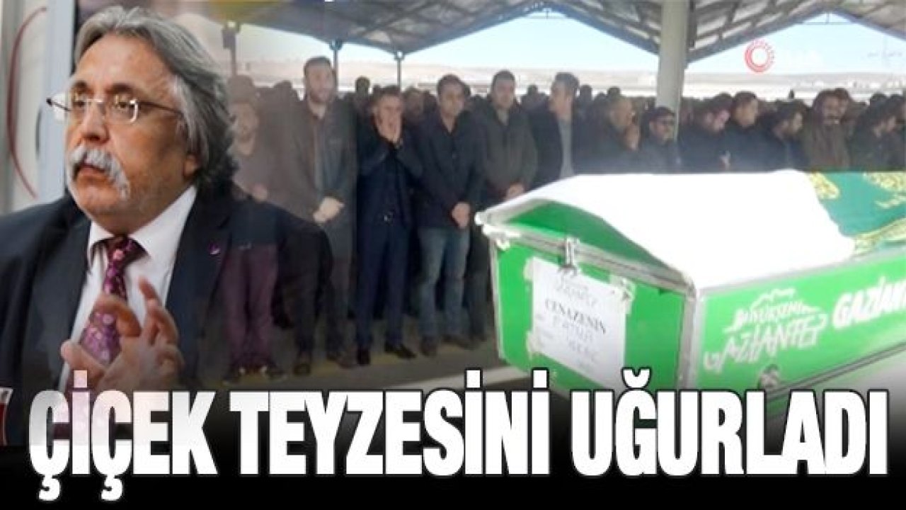 Gazeteci Cengiz Halil Çiçek'in teyzesi son yolculuğuna uğurlandı