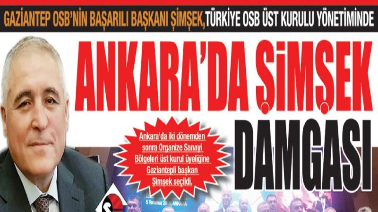 Ankara'da Şimşek damgası