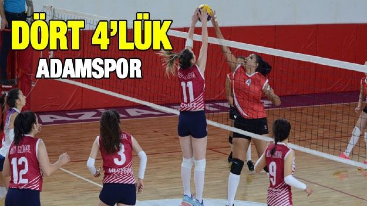 Adamspor 4’te 4 yaptı