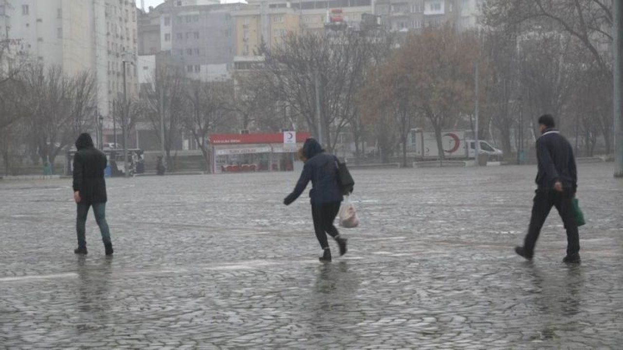 Gaziantep’te dolu yağışı