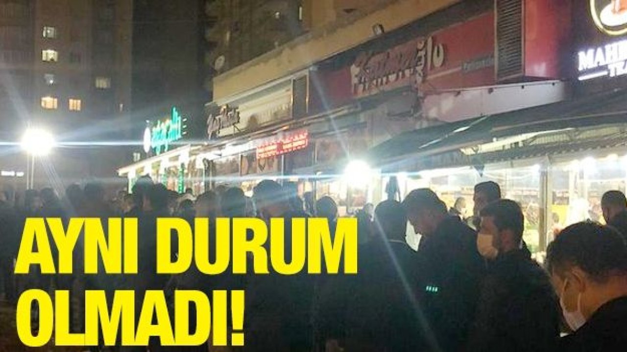 Aynı durum olmadı!