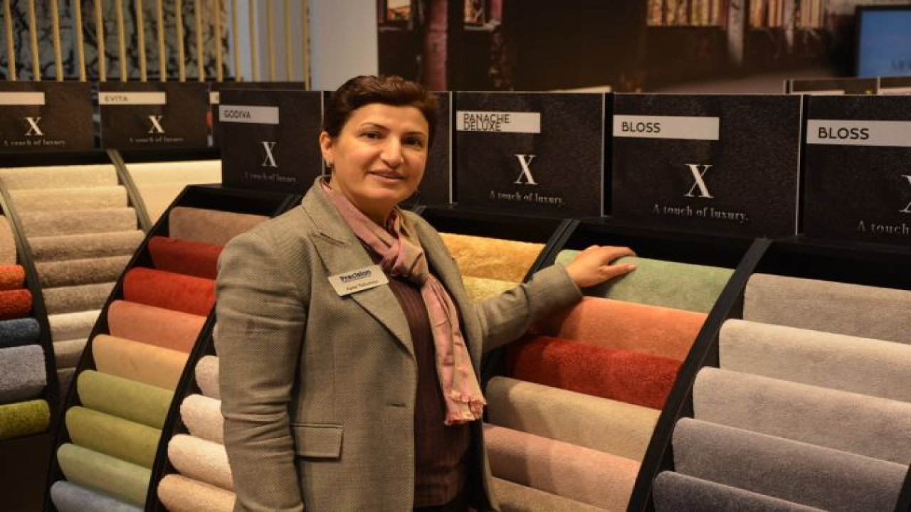 Domotex'te Tek Türk Kadın Girişimci