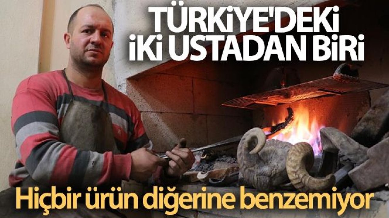 Türkiye'deki iki ustadan biri; hiçbir ürün diğerine benzemiyor