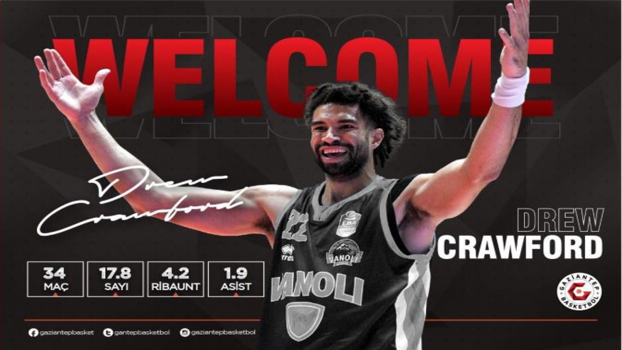 Drew Crawford, Gaziantep Basketbol'da