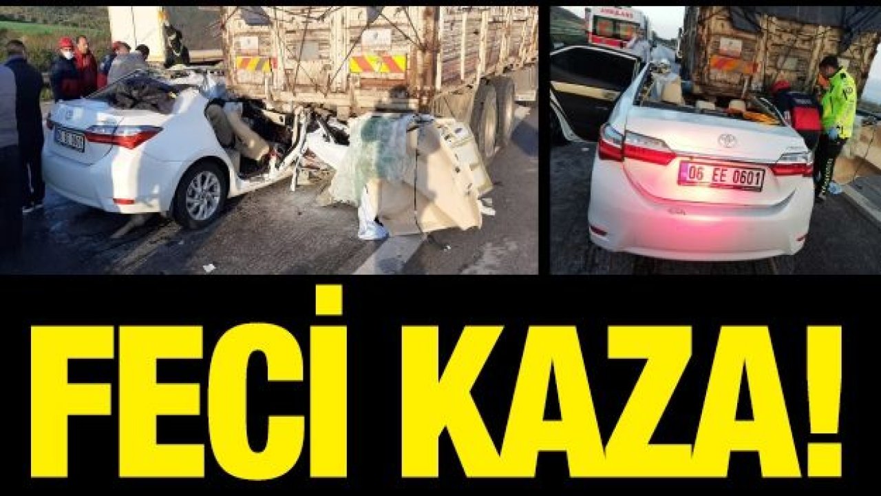 Osmaniye'de trafik kazası: 3 ölü, 2 yaralı