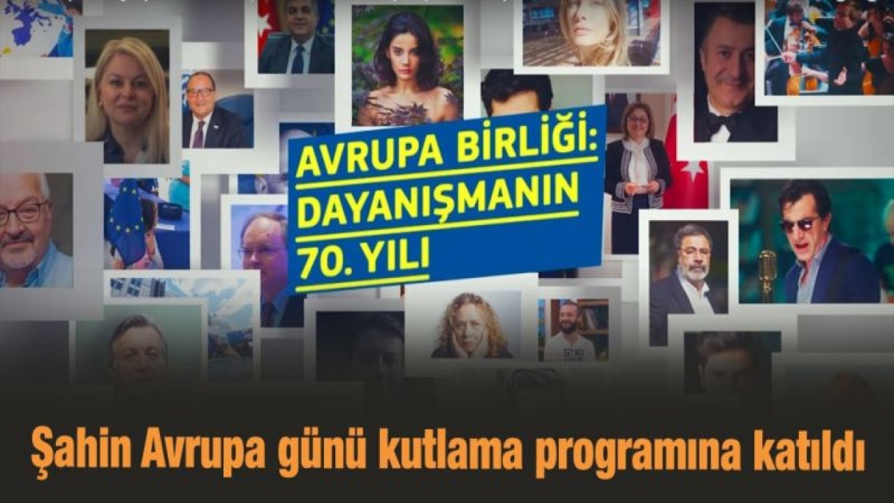 Fatma Şahin Avrupa günü kutlama programında