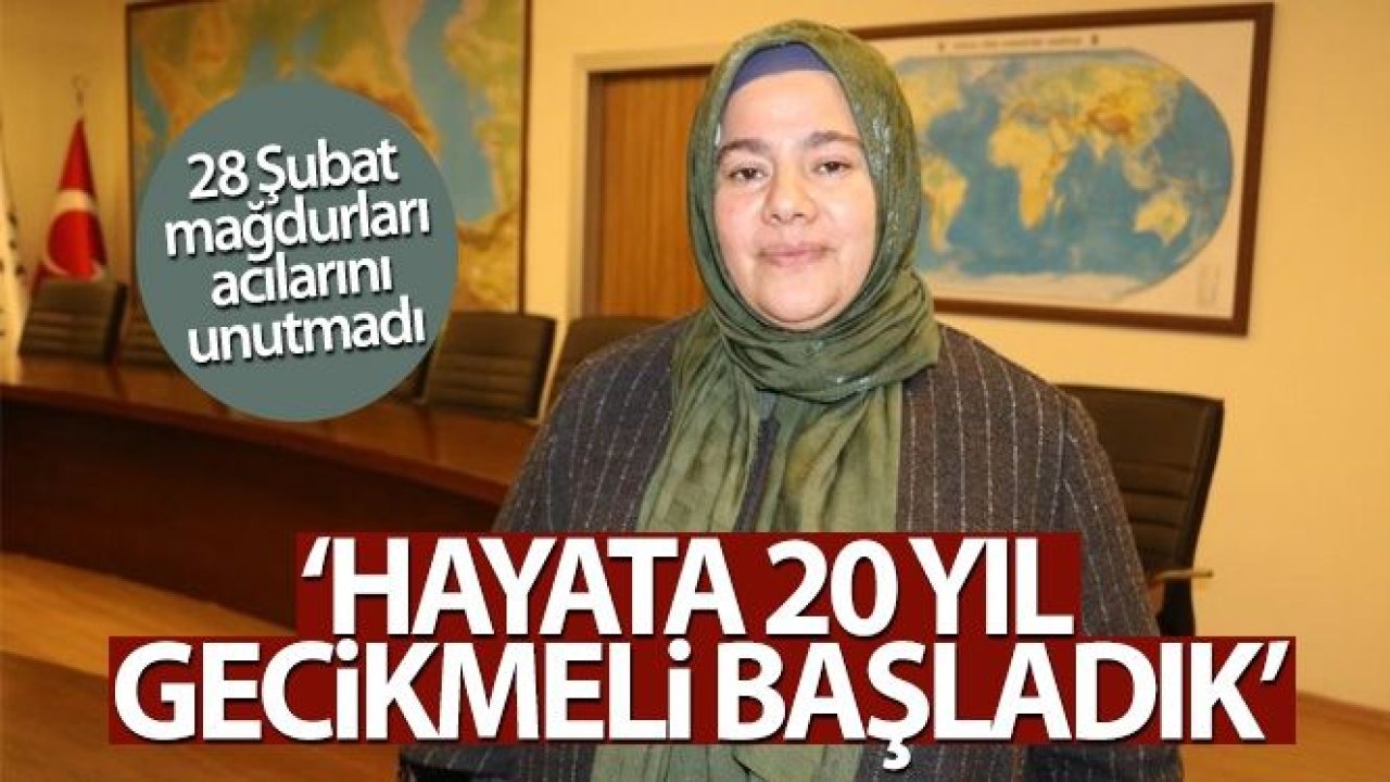 28 Şubat mağdurları acılarını unutmadı