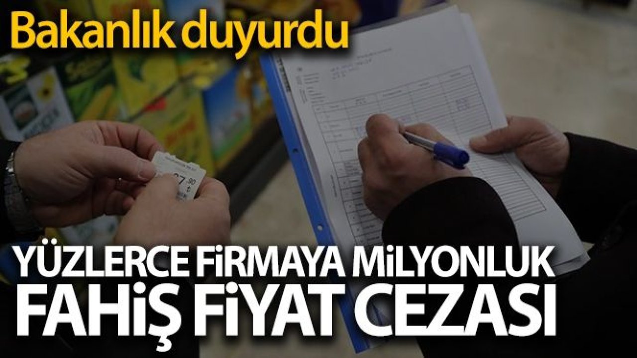 Ticaret Bakanlığından 81 ilde market, pazar, hal ve çarşılarda fahiş fiyat denetimi