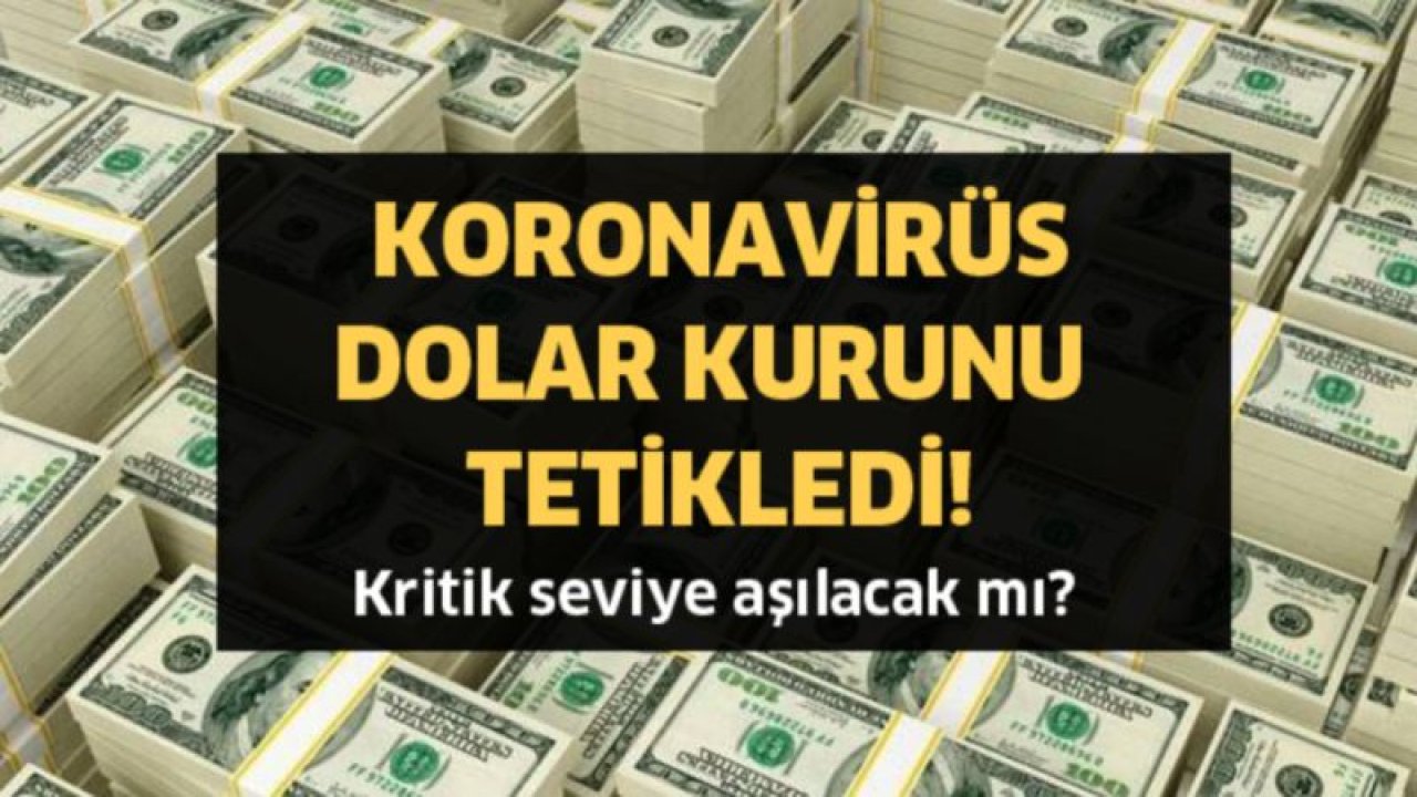 Koronavirüs dolar kurunu tetikledi!  Kritik seviye aşılacak mı?