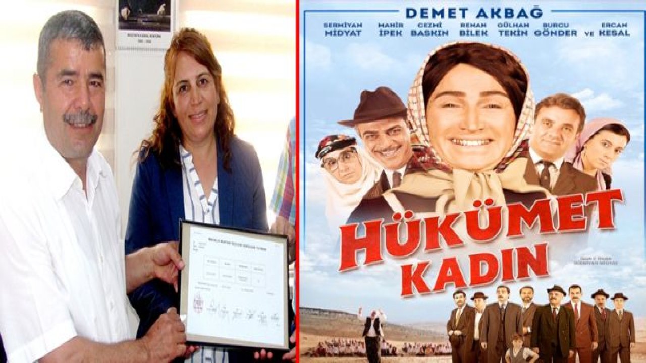 Hükumet Kadın' filmi Gaziantep'te gerçek oldu! Mazbatasını aldı