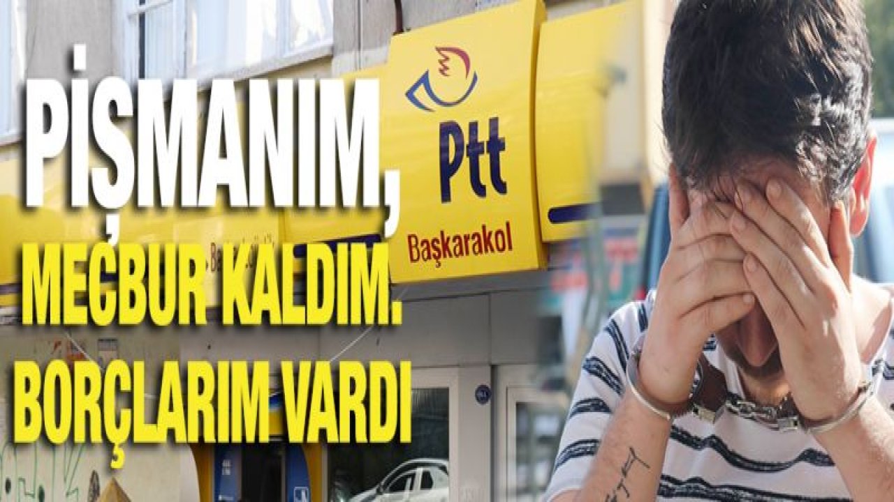 PTT'de silahlı soygun yapan şüpheli adliyede