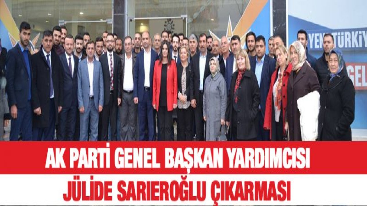 AK Parti Genel Başkan Yardımcısı Jülide Sarıeroğlu çıkarması