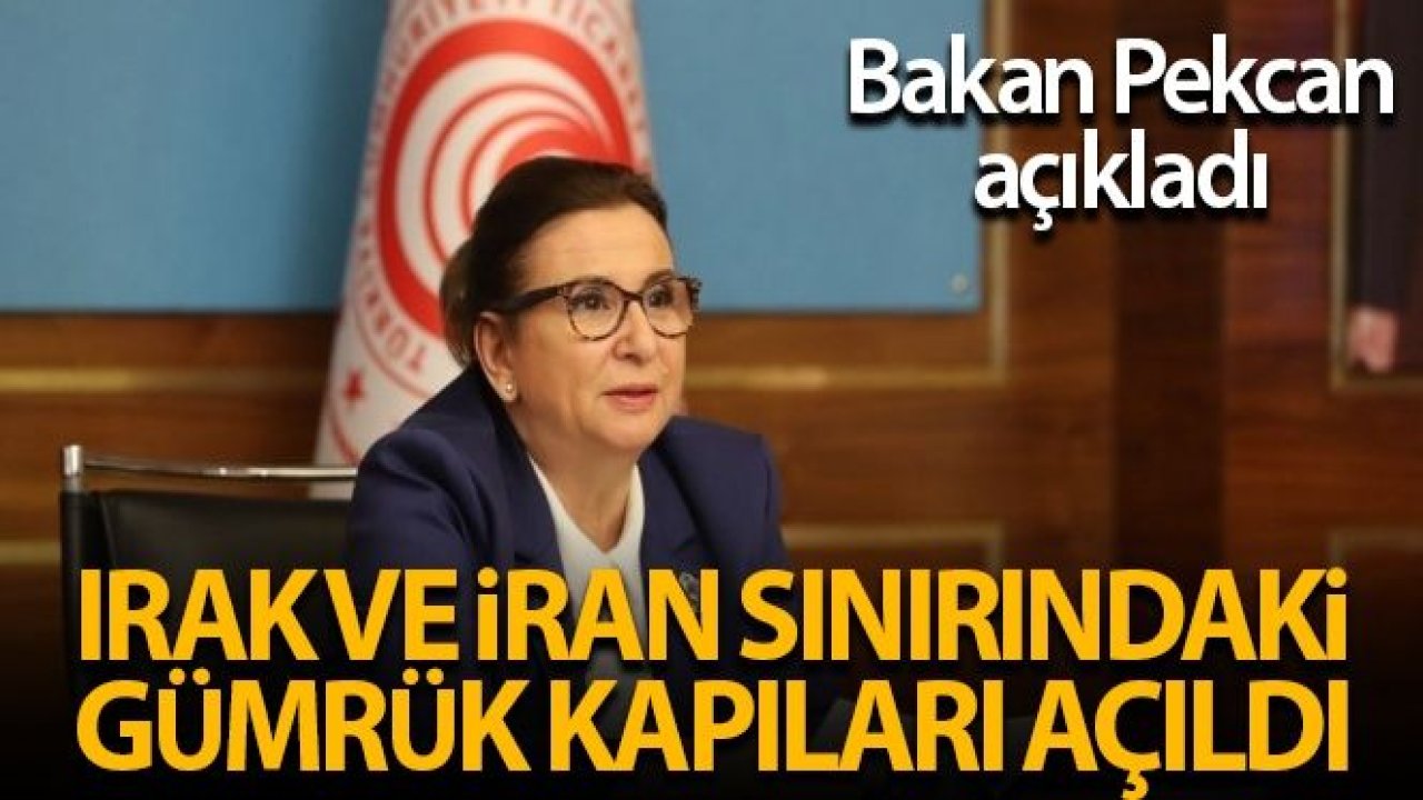 Irak ve İran sınırındaki gümrük kapıları yük taşımacılığına açıldı