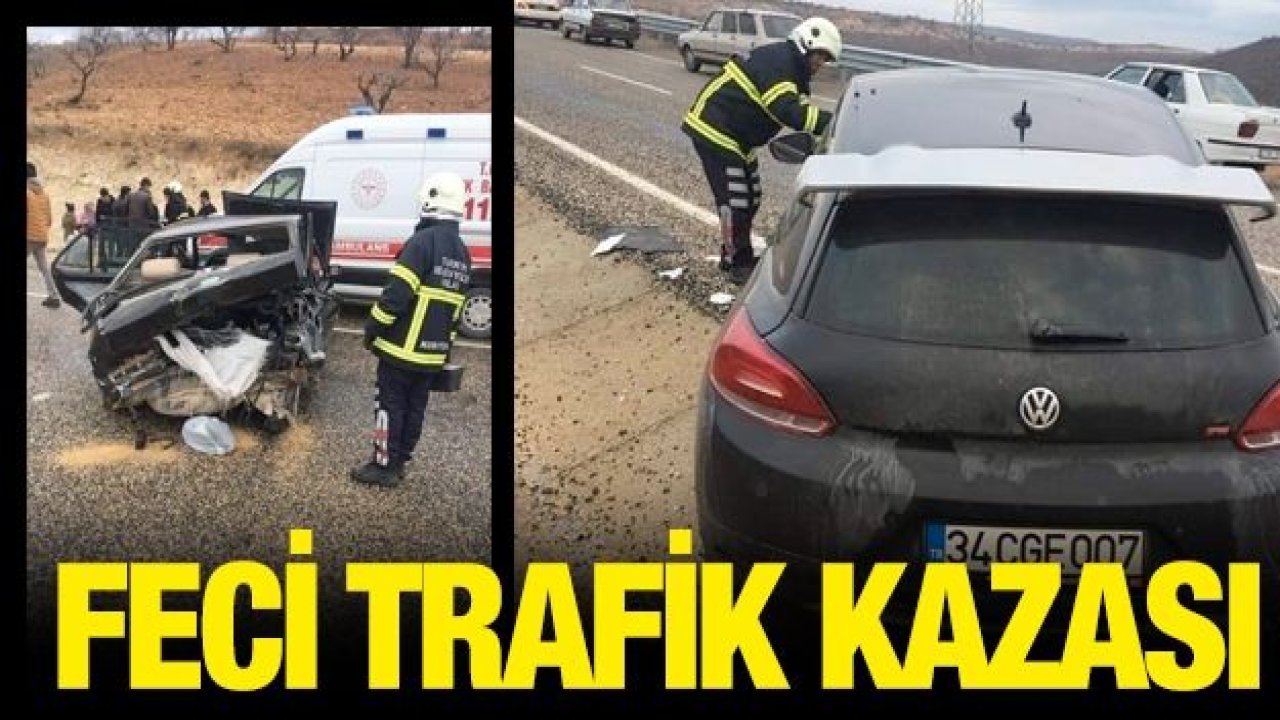 İki otomobil çarpıştı: 7 yaralı