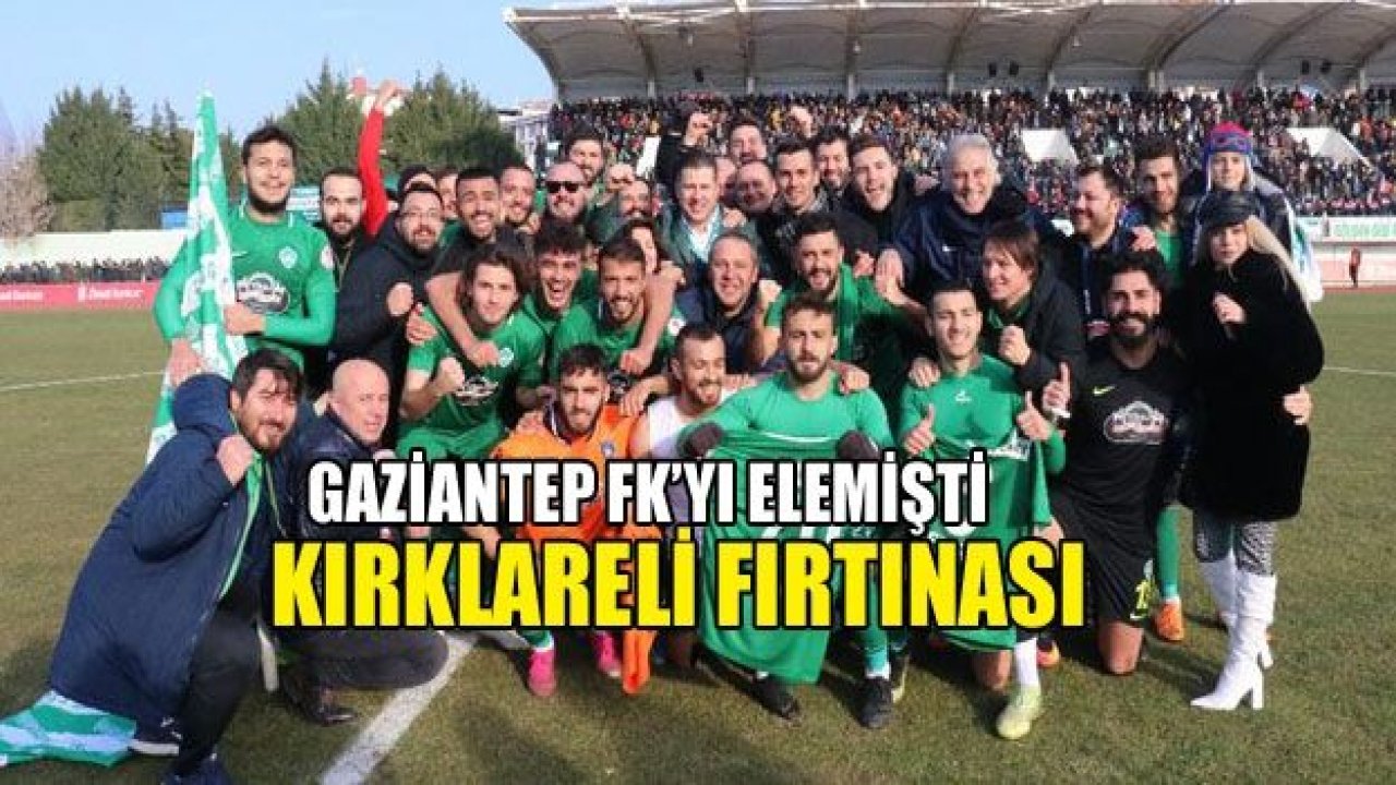 Kupada Kırklareli fırtınası