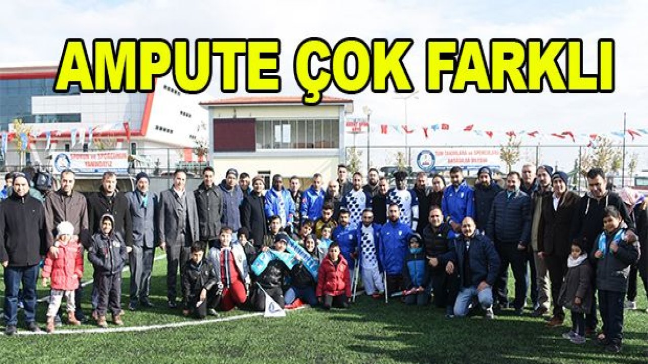 Şahinbey Ampute Futbol takımı yine fark attı