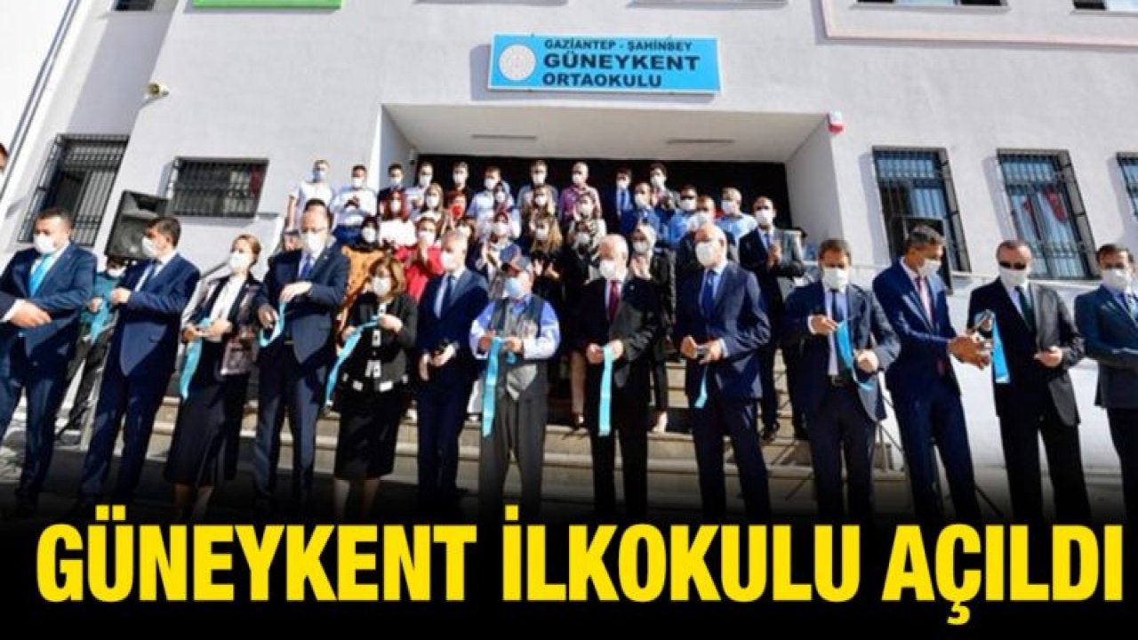 Güneykent İlkokulu eğitim öğretime açıldı