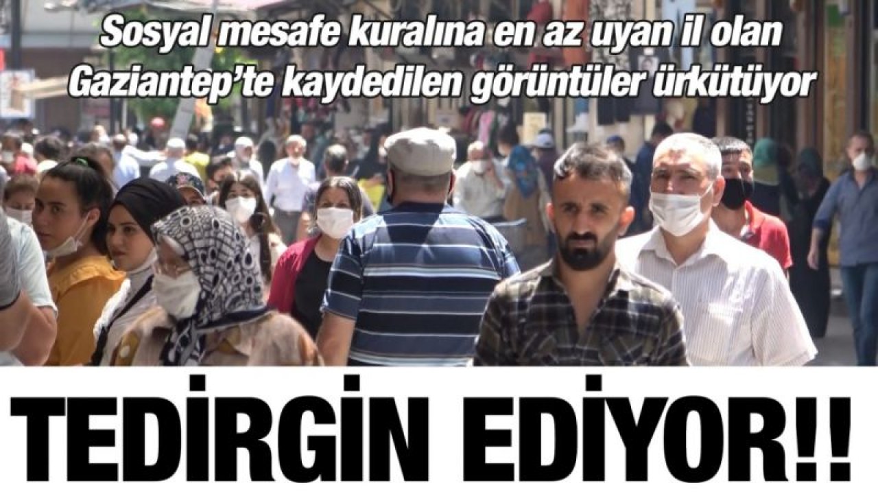 Gaziantep’te tedirgin eden görüntü