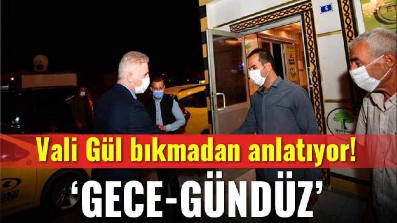 Vali Gül taksici esnafını ziyaret etti