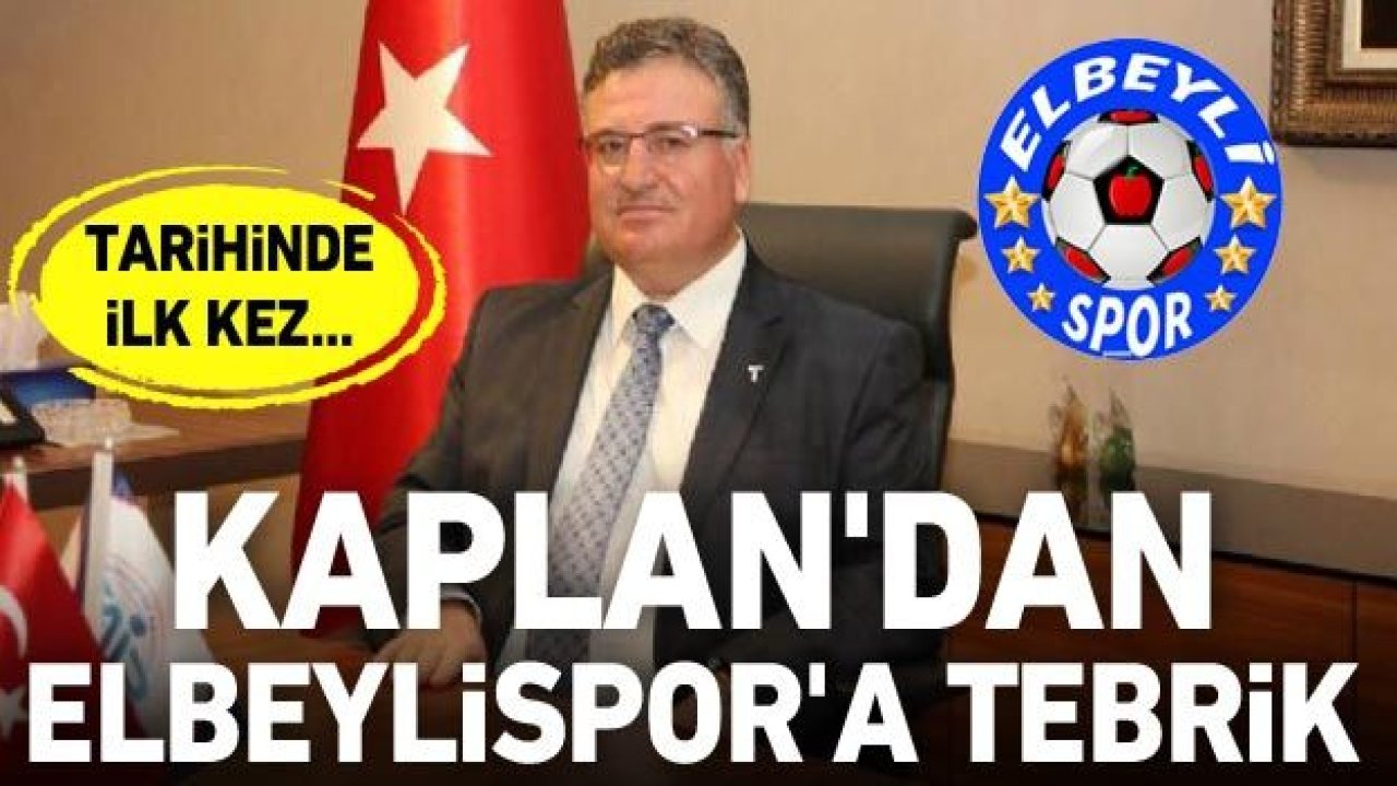 Kaplan'dan Elbeylispor'a tebrik